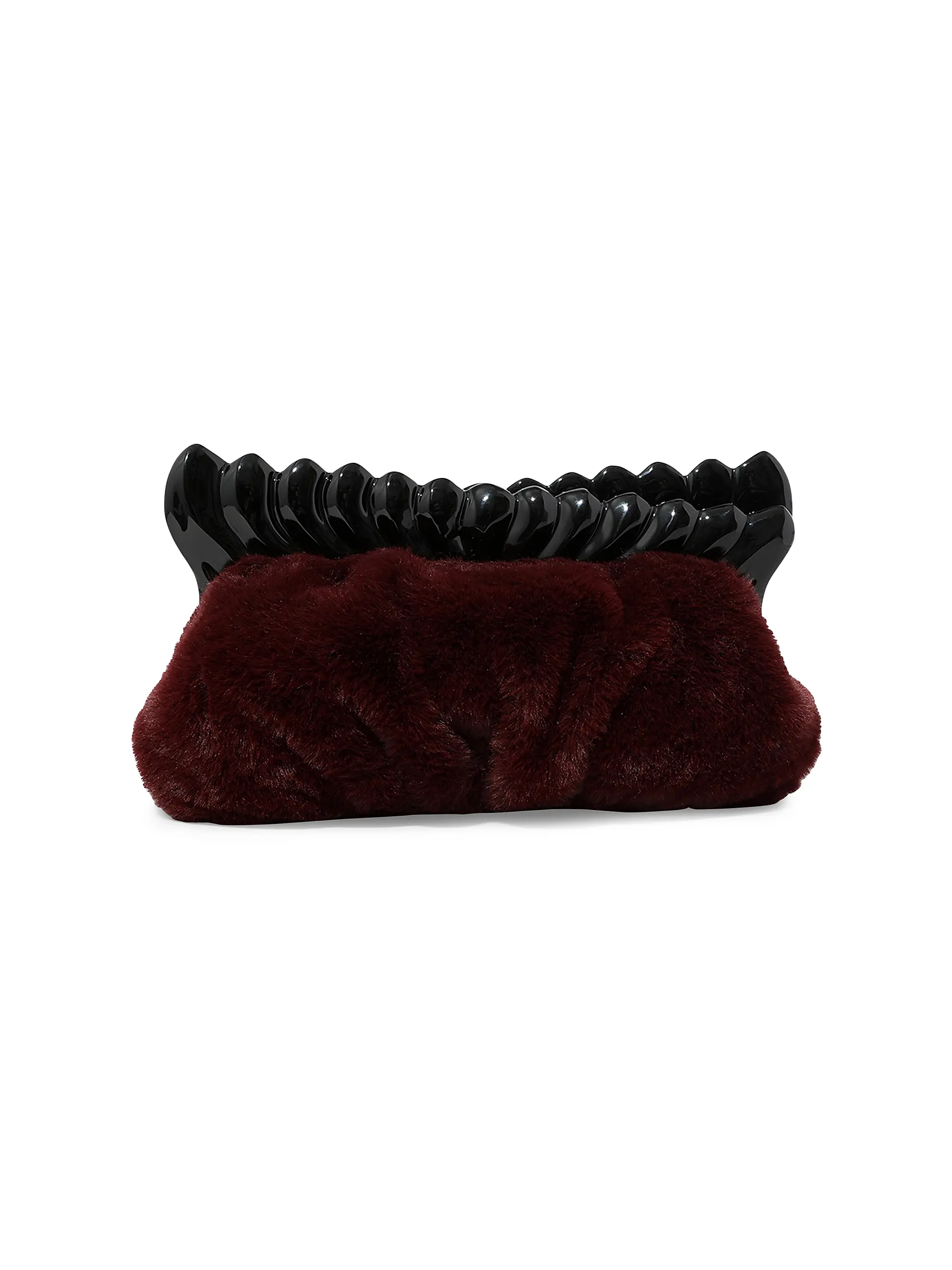 The Pouf Faux-Fur Clutch