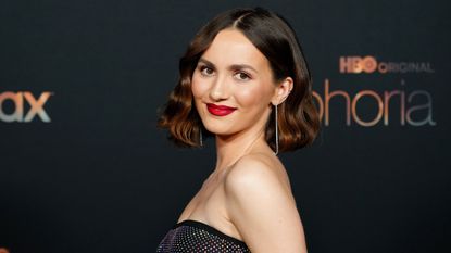 Maude Apatow's kitchen is swoonworthy. Here she is on the red carpet wearing a strapless dress and red lipstick against a black background