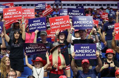 Trump campaign rally in Tulsa.