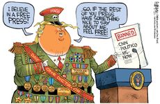 Political cartoon