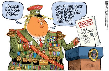 Political cartoon