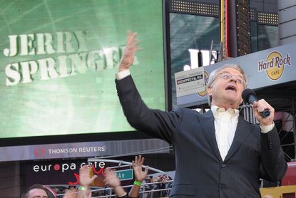 Jerry Springer at his 20th anniversary show