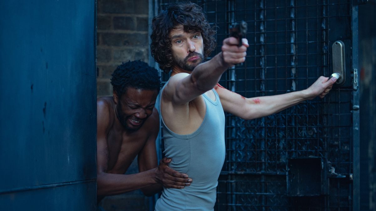 Ben Whishaw as gay assassin Sam in Netflix spy thriller Black Doves.