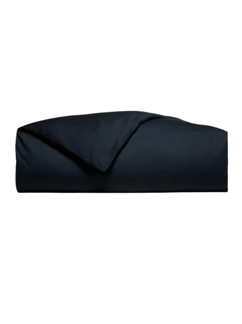 Soft-Wash Cotton Duvet Cover in Eclipse