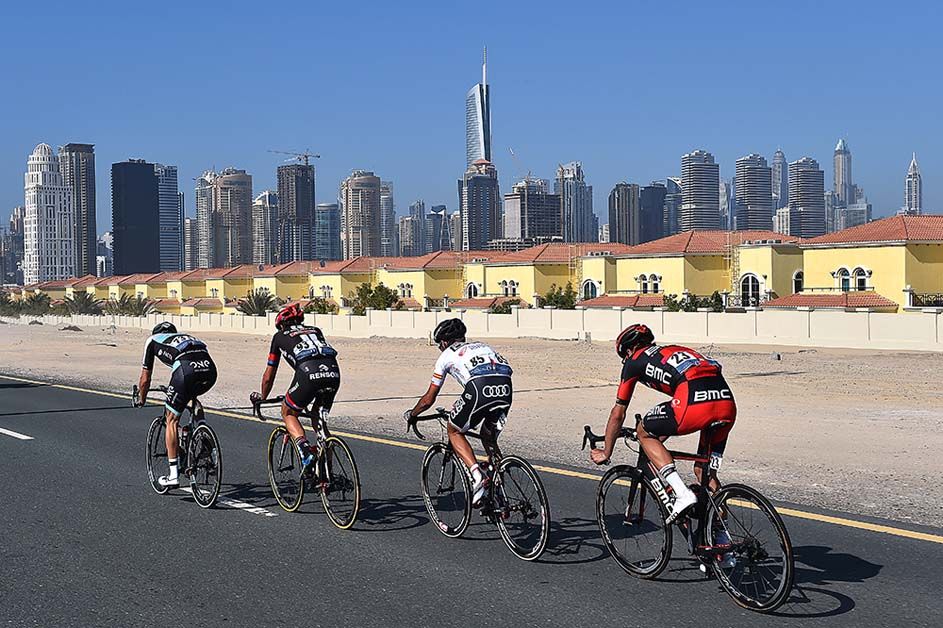 The four-man breakaway
