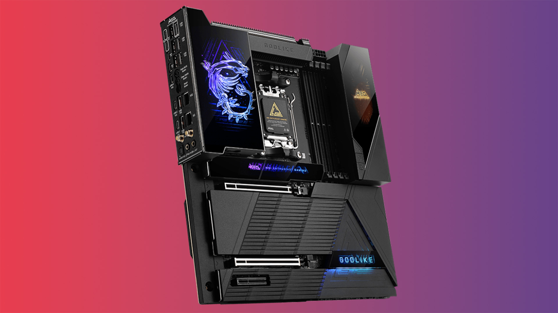 MSI's latest Godlike motherboard in both standard and gold trim.