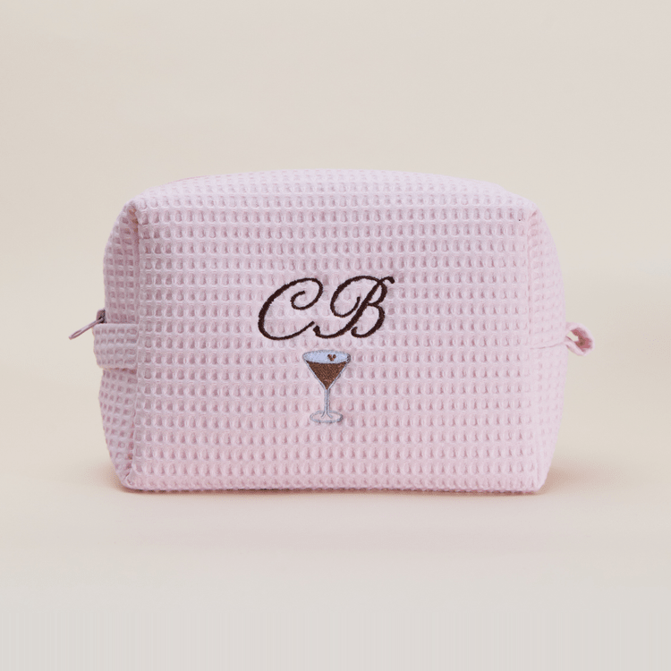 Signature Waffle Pouch - Blush