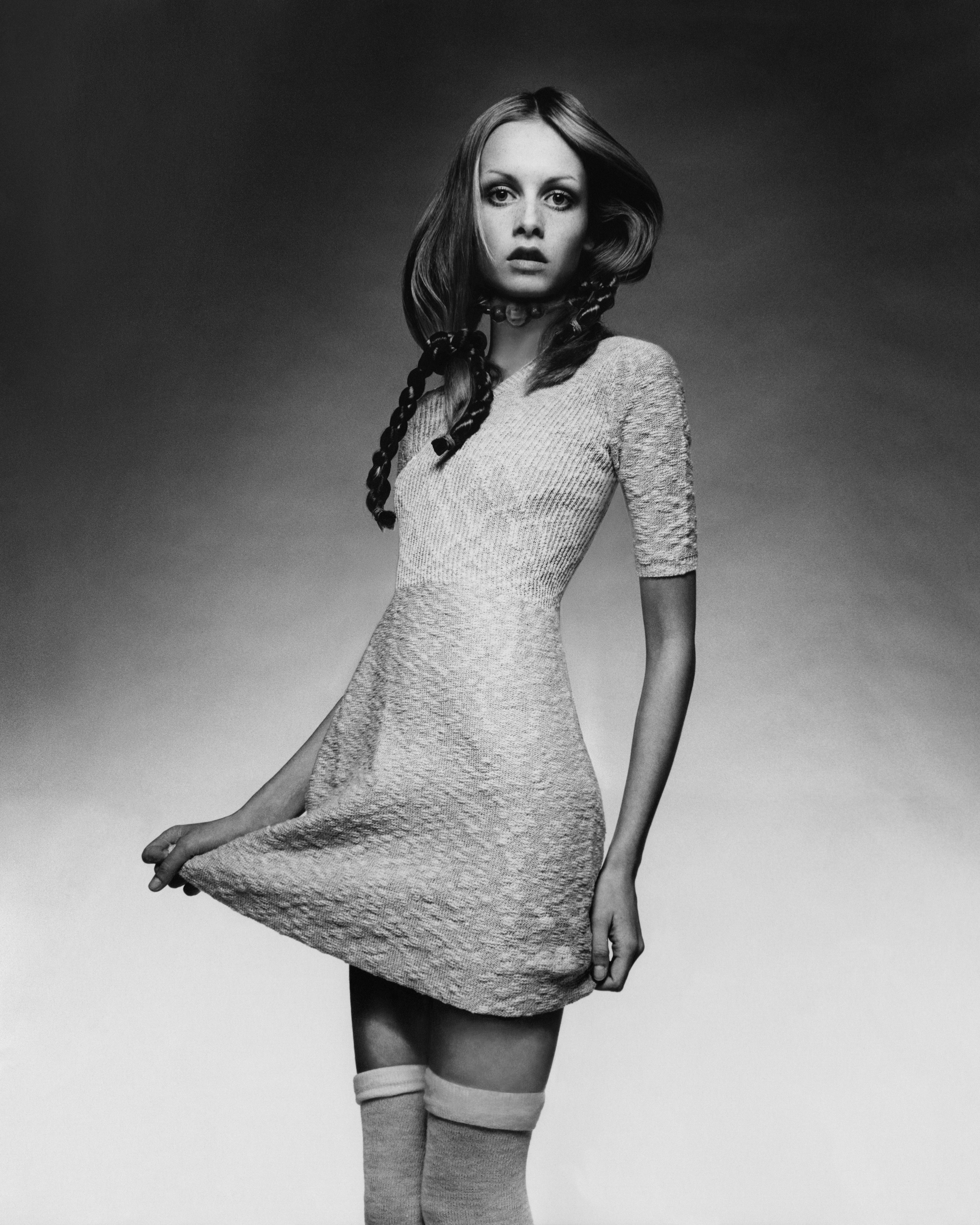 Twiggy wore a babydoll dress in the late 1960s