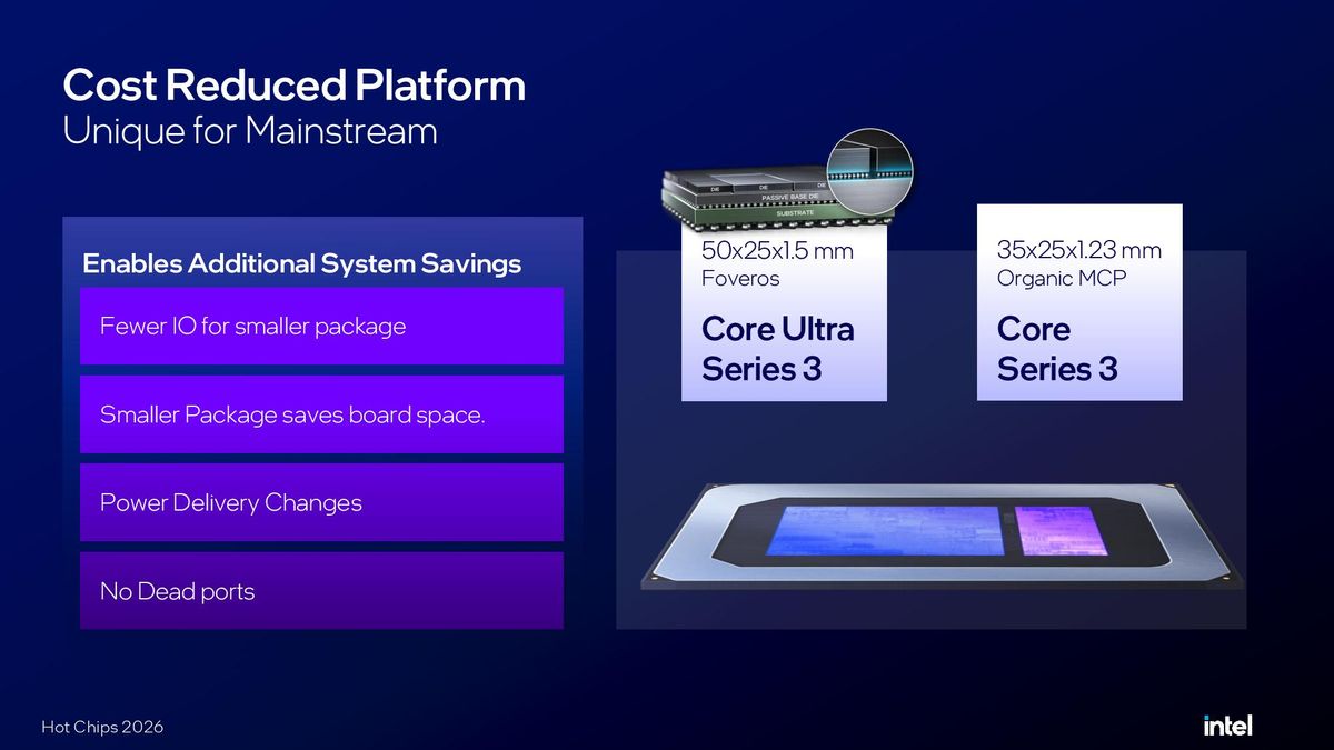 Intel Hot Chips 2026 Wildcat Lake presentation.