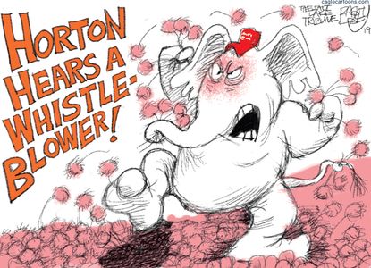 Political Cartoon U.S. Horton Hears A Whistleblower