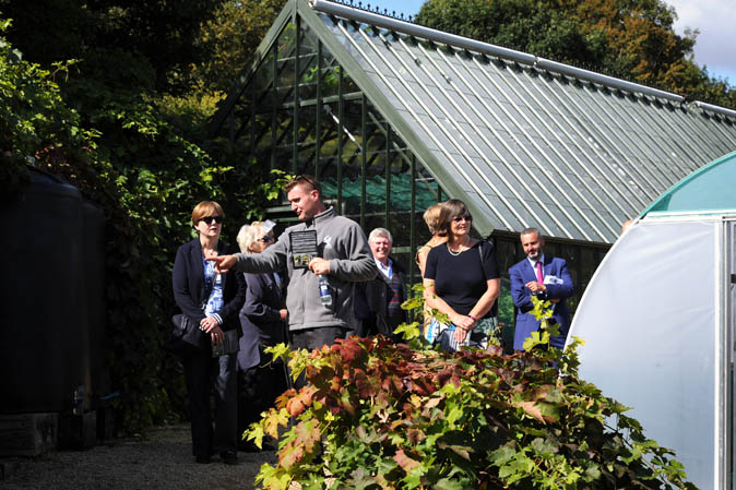 Wormsley Walled Garden at the Wormsley Estate was the venue for a Country Life guided tour and afternoon tea event, sponsored by the investment management specialists, Charles Stanley.