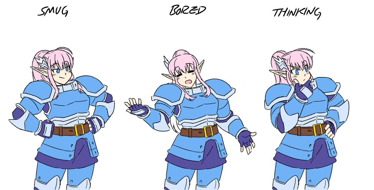 Indie game screens, retro models and anime characters
