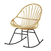 Maisons du Monde Pétunia Rattan Rocking Chair