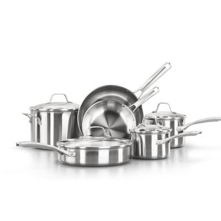 Calphalon Classic Stainless Steel 10 Piece Cookware Set