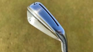 Photo of the speed slot in the TaylorMade 2025 P790 Iron