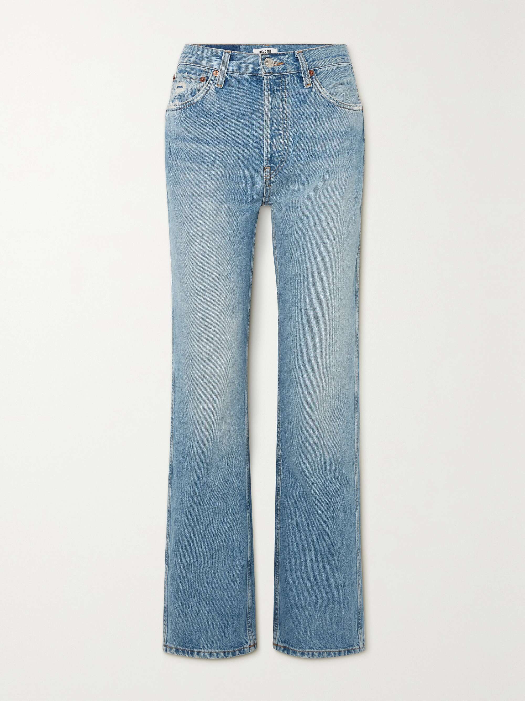 90s Loose High-Rise Straight-Leg Jeans