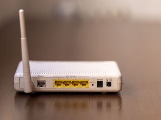 A router on a surface