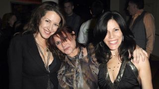 Carrie Fisher poses with her half-sisters Joely and Tricia Leigh
