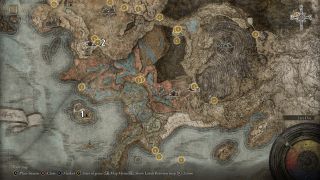 Elden Ring: Shadow of the Erdtree Southern Shore dungeon locations