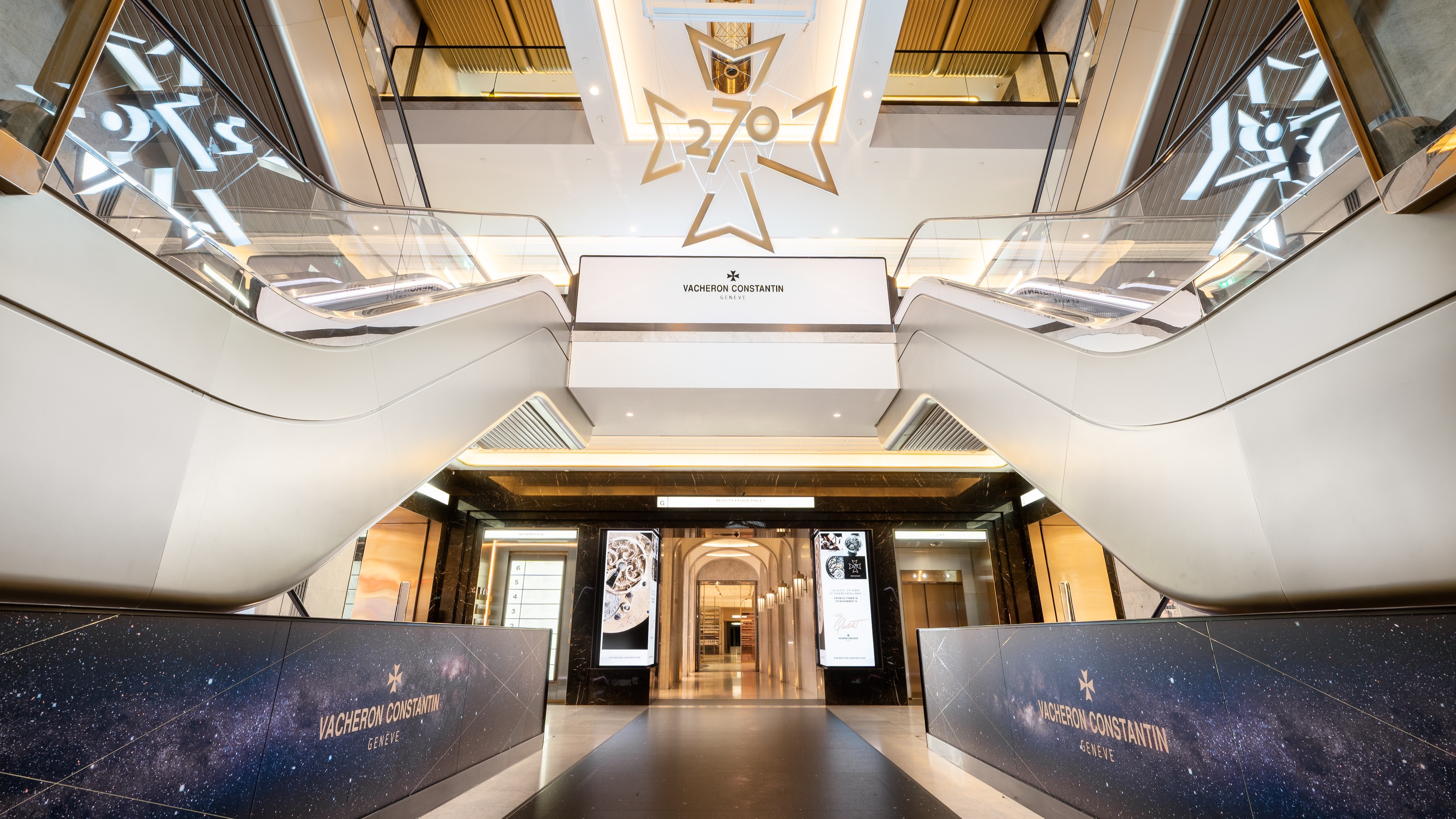 Vacheron Constantin Quest exhibit at Harrods.