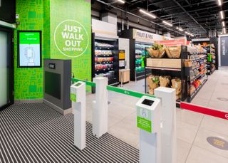 The Amazon Fresh store in Ealing, west London 