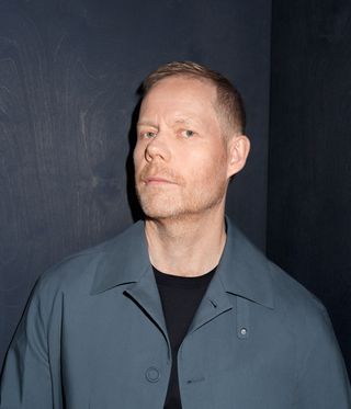 Max Richter in a blue jacket