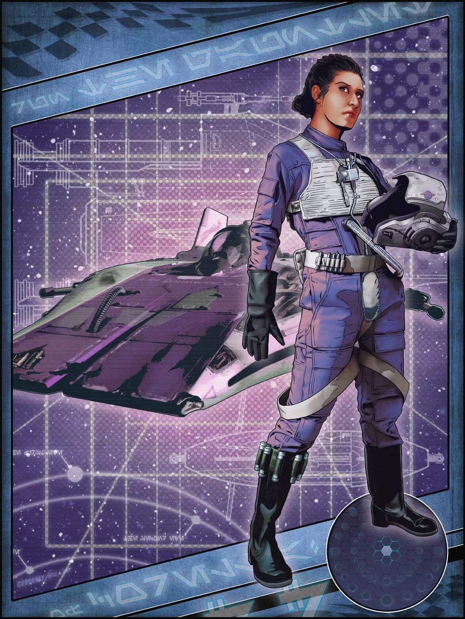 Artwork for Delilah Dawson's story "Scorched," which was published in "Star Wars Insider 165."