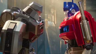 A still from the animated movie 'Transformers: One.'