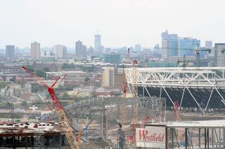 Olympics site under construction