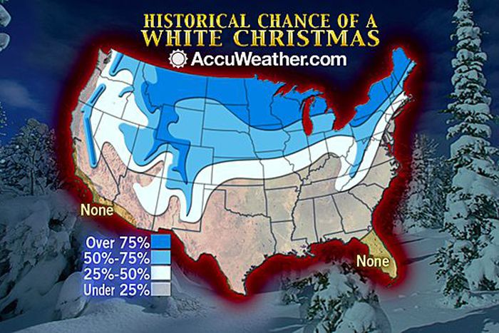 white christmas chances