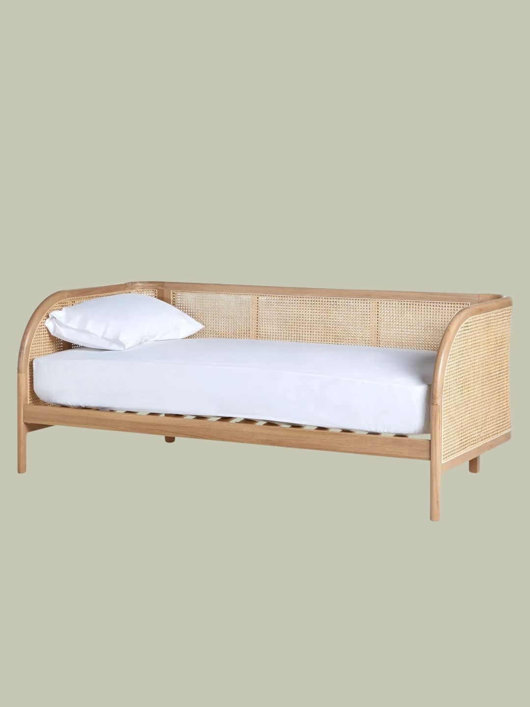 John Lewis, Rattan Wrapped Guest Bed