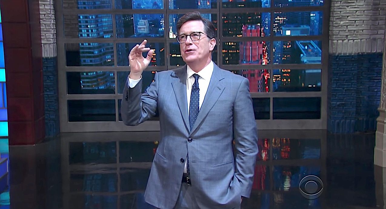 Stephen Colbert talks with &amp;quot;God&amp;quot;