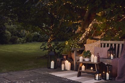 best way to hang string lights in your backyard/ lights4fun