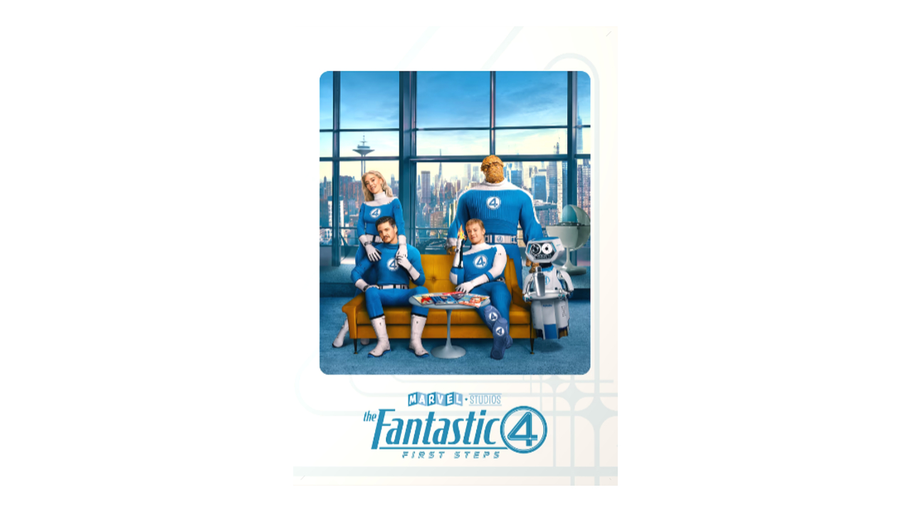The Fantastic Four: First Steps poster from Displate