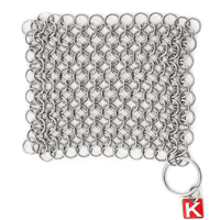 Knapp Made Chainmail Scrubber with Silicone Core