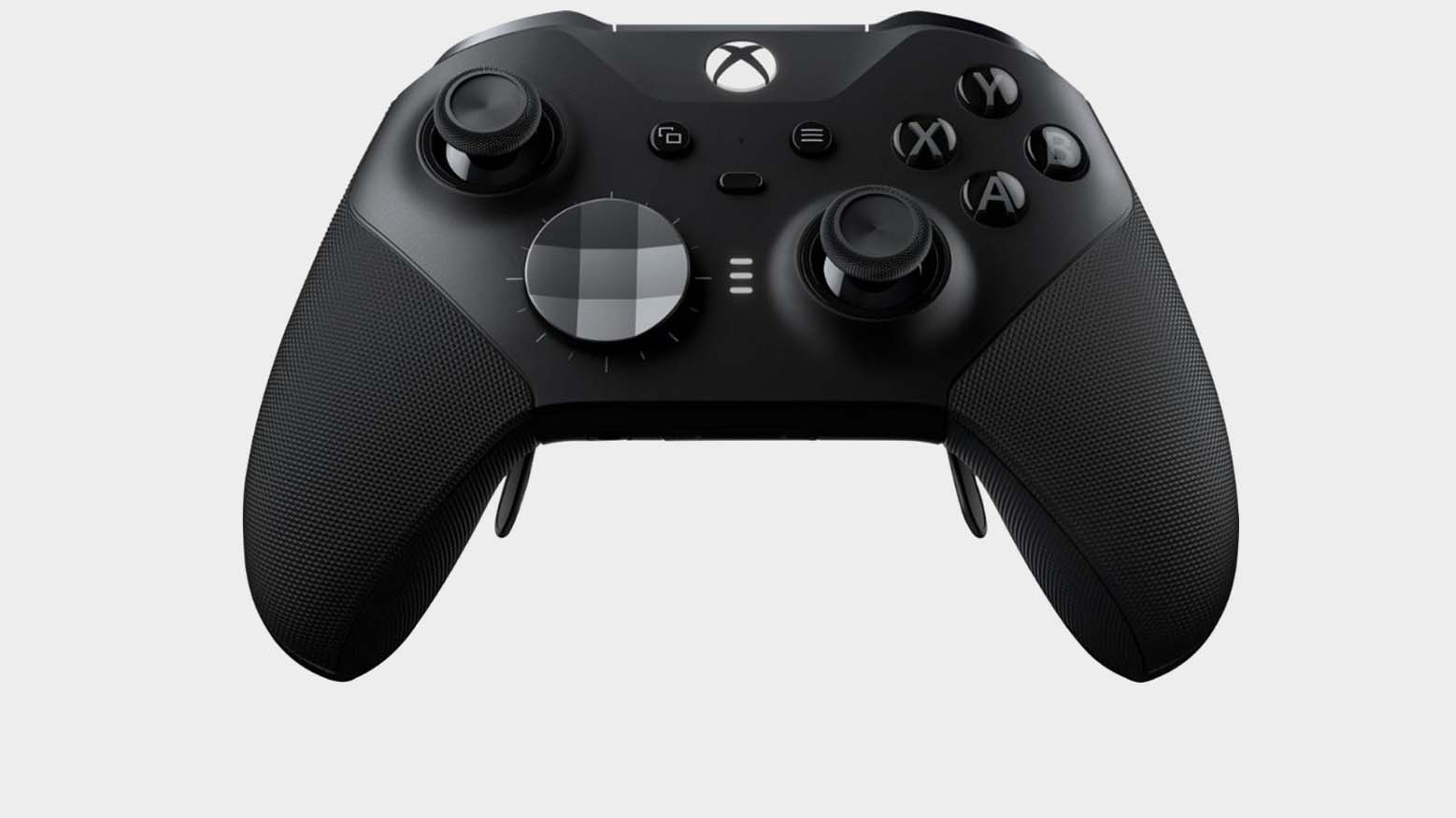 Xbox Elite Wireless Controller Series 2 on a grey background.