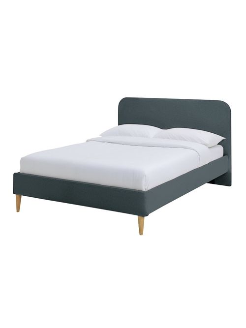 Mya Fabric Bed Frame in Blue