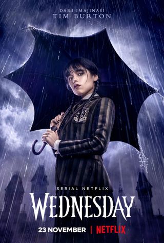Tim Burton's Wednesday poster