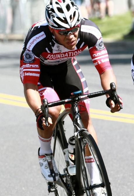 Sadly, Euris Vidal (CRCA Foundation) had a bit of bad luck today and crashed out mid-way