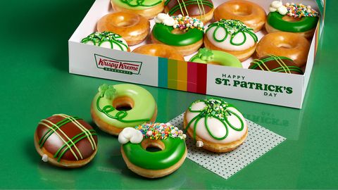 Krispy Kreme Green Doughnuts