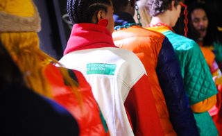 models wearing colourful clothes