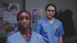 Ngozi and Cam are distraught after the death of a baby in the ED.