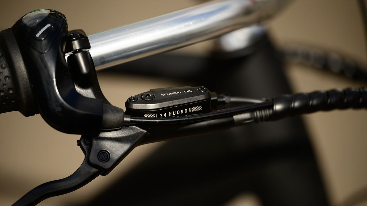 Priority e-Classic Plus ebike hydraulic brake reservoir