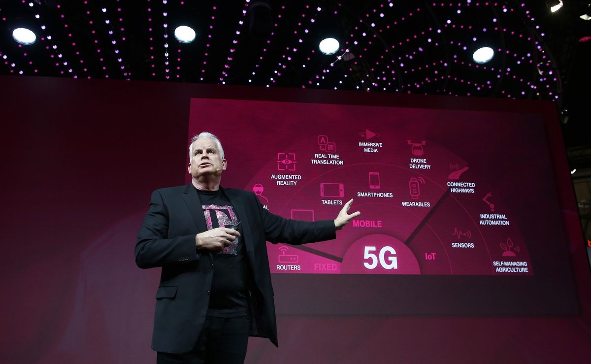 T-Mobile Neville Ray speaking at MWC