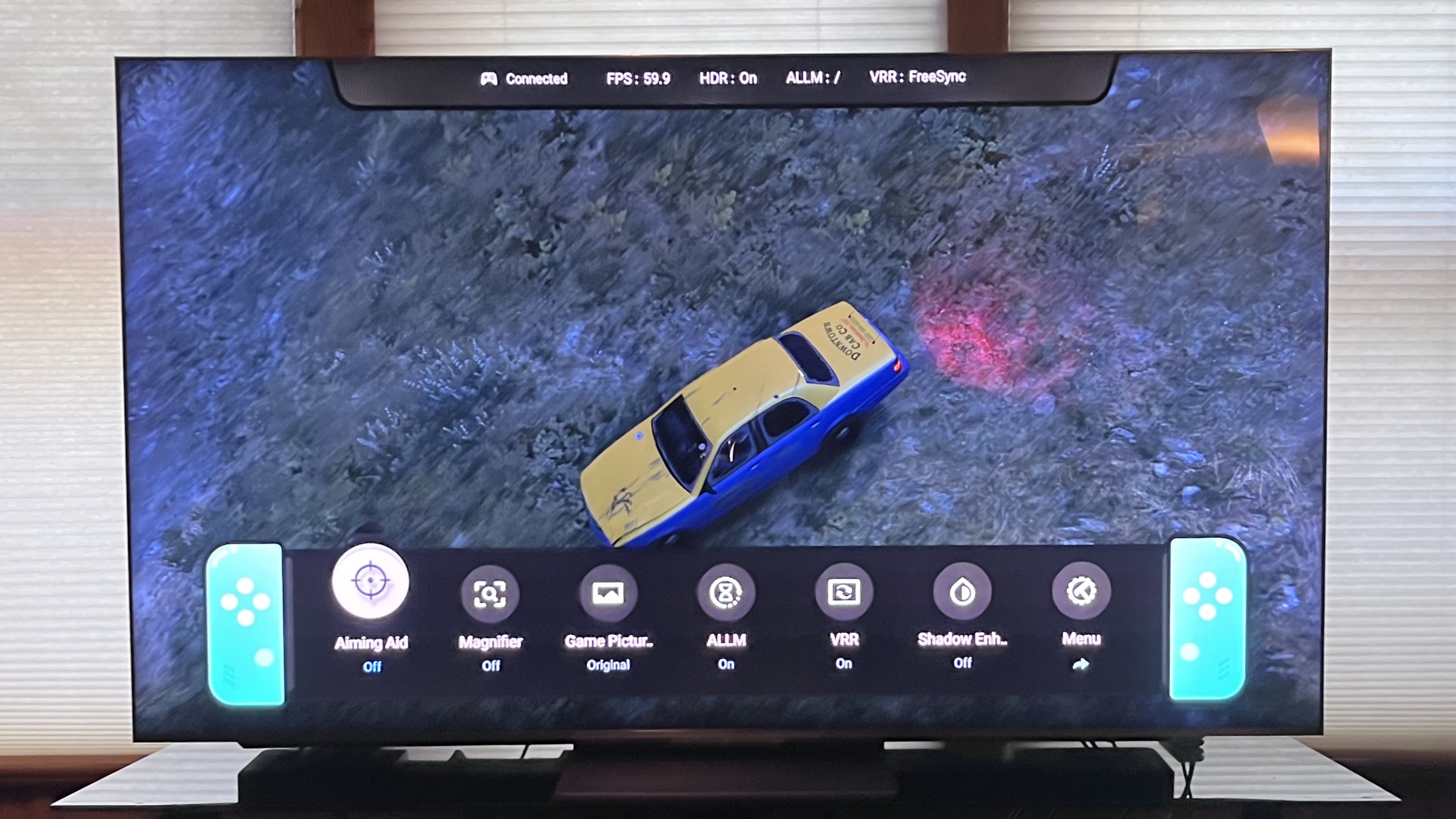 TCL QM8K Game menu