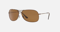 Men’s RB3267 in Polished Brown: was $203 now $101 @ Ray-Ban