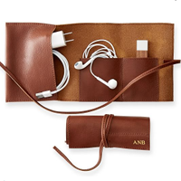 Leather Charger Roll Up $49 at Mark &amp; Graham
