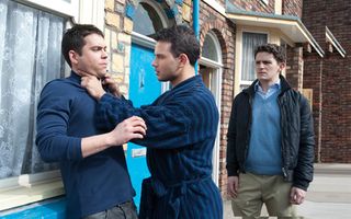 Corrie's Todd gets a not-so welcome home, bruv!