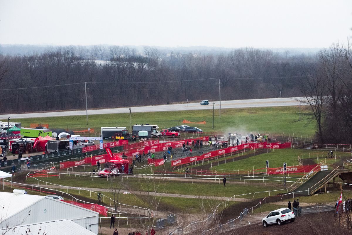 A view of the venue from on top of Mt. Krumpit