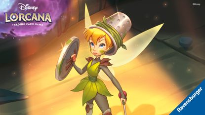 Previously unreleased art from Tinker Bell &ndash; Tiny Tactician for Disney Lorcana